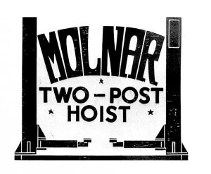Molnar首创2柱提升机专利